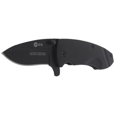 K25 RK-18488 Knife Black Aluminum, Black 7Cr17Mov