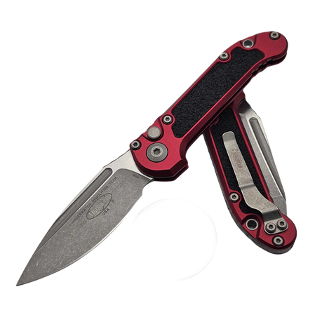 Nóż automatyczny Microtech LUDT Gen III S/E Merlot Aluminium, Apocalyptic M390MK by Tony Marfione (1135-10APMR)