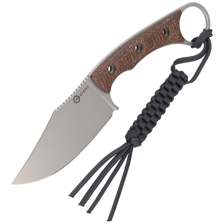 Civivi Knife Midwatch Brown Micarta, Silver Bead Blasted N690 (C20059B-2)
