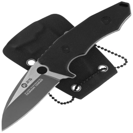 Nóż na szyję K25 Black G10, Titanium/Brushed 7Cr17Mov (32602)