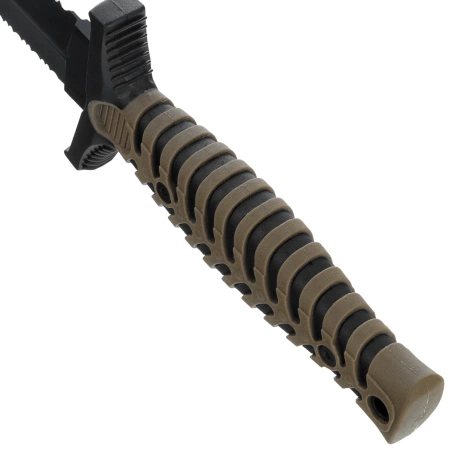 K25 RK-32206 Boot Knife Coyote ABS/Black Rubber, Black Titanium 7Cr17Mov