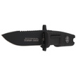 K25 RK-31910 Knife Black Rubber, Black Titanium 7Cr17Mov