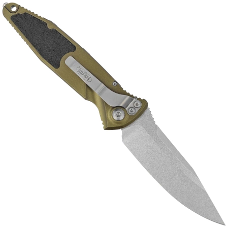 Microtech Socom Elite Auto S/E Automatic Knife OD Green Aluminum, Stonewashed M390 by Tony Marfione (160A-10OD)