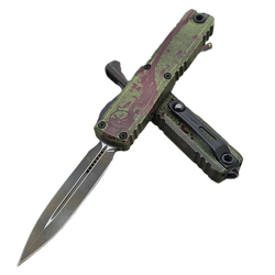 Nóż automatyczny OTF Microtech Ultratech Gen III ZBP D/E Signature Outbreak Aluminium, Outbreak M390MK by Tony Marfione (1122-1 OBDS)