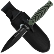 Nóż boot K25 RK-32207 Green ABS/Black Rubber, Black Titanium 7Cr17Mov