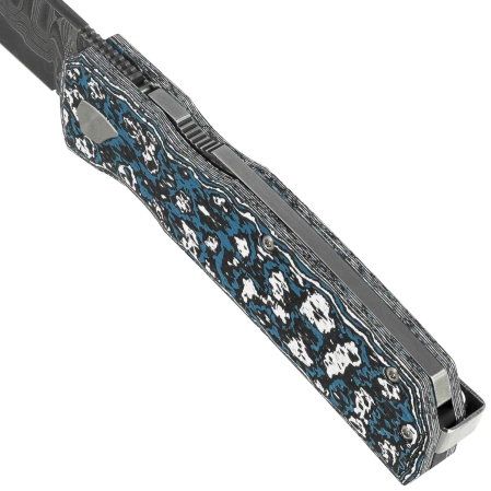 Nóż składany Maserin 502 Power Frost FatCarbon, MagnaCut Damascus by Sergio Consoli (502/DM)