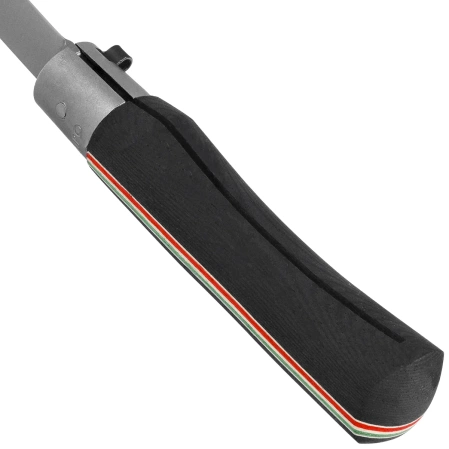 Antonini Old Bear World Italy L Knife Laminated Black Wood, Satin W.1.4060 Nitrogen (9307/21_MTK)