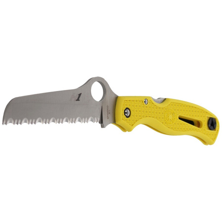 Spyderco Atlantic Salt Yellow FRN SpyderEdge Rescue Knife (C89SYL)