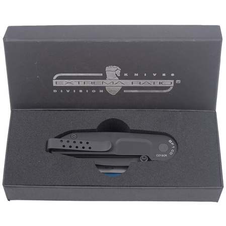 Extrema Ratio BF1 CD Black Aluminum Knife, Black MIL-C N690 (04.1000.0143/BLK)