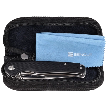 Sencut Mims Black G10, Satin 9Cr18MoV knife (S21013-1)