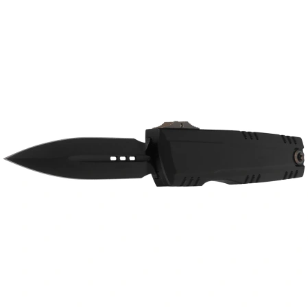 Nóż automatyczny OTF Microtech Luminary ZBP D/E Signature Black Aluminium, Black DLC M390MK by Tony Marfione (1270-1DLCS-Z23)
