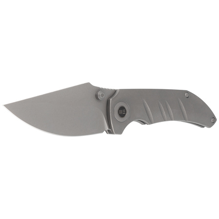 WE Knife Riff-Raff Gray Titanium, Gray Stonewashed CPM 20CV by Matthew Christensen (WE22020B-3)