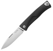 LionSteel Thrill Knife Black Aluminum, Satin M390 by Molletta (TL A BS)