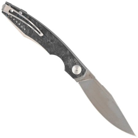 Nóż składany Viper Belone Titanium/Dark Matter Blue Fat Carbon, Satin M390 by Jesper Voxnæs (V5970TIFCB)