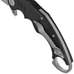 Kubey Wrath Knife Black G10, Beadblasted 14C26N by MUZI Design (KU261A)