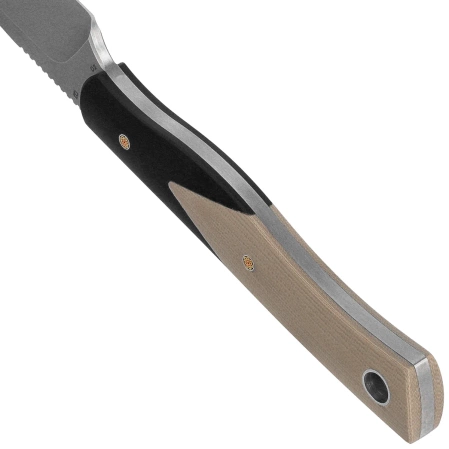 Nóż Bestech Heidi Blacksmith #1 Black / Beige G10, Satin D2 by Heidi (BFK01B)