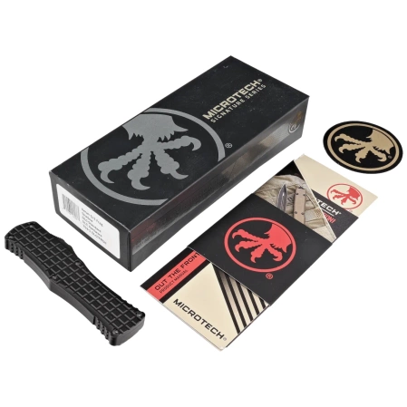 Microtech Hera S/E Frag Signature Black Aluminum Shadow, Black DLC by Tony Marfione