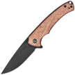 Civivi Voidflare Knife G10 w/ Copper Foil, Black Stonewashed 14C28N (C24040-3)