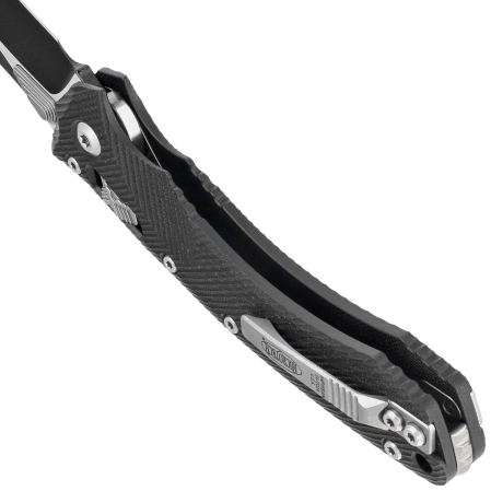 Microtech Amphibian Ram-Lok S/E Fluted Black G10, Black M390MK by Tony Marfione Knife (137RL-1FLGTBK)