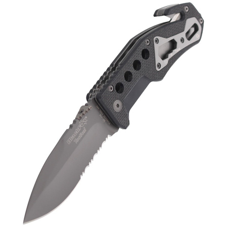 Nóż składany ratowniczy BlackFox G10 Black Rescue Folder (BF-115)