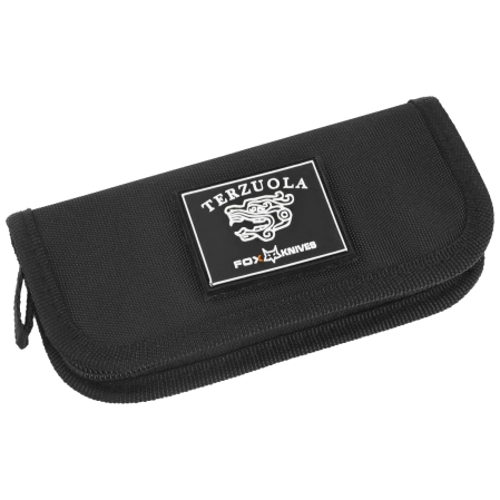 Fox Original Gangster Knife OD Green Canvas Micarta, Stonewashed MagnaCut by Bob Terzuola (FX-ATC-OG01 MOD)