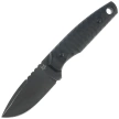 Nóż Fox KS Black G10, Top Shield Antracite Stonewashed Niolox by GZ Tactical Knives (FX-627 G10B)