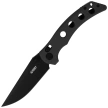 Kubey Hound KU172B Knife Black G10, Blackwashed 14C28N by Maksim Tkachuk