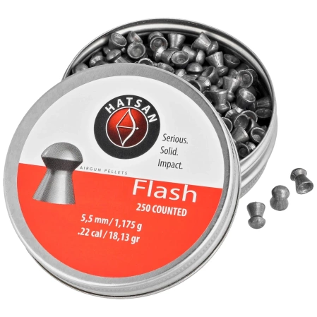 Śrut Hatsan Flash 5.5 mm, 250 szt. 1.175g/18.13gr