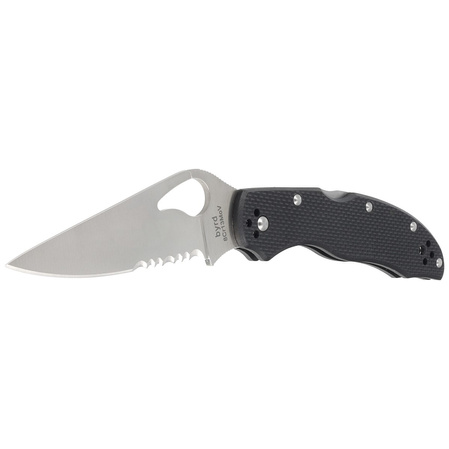 Spyderco Byrd Harrier 2 Black G-10, Combo Edge 8Cr13MoV (BY01GPS2)