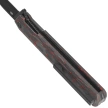 Nóż składany Tekto F2 Bravo Black/Red Forged Ember Carbon, Black HW/Clip, Black D2