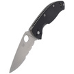 Spyderco Tenacious Knife Black G10, Satin Combo 8Cr13MoV by Eric Glesser (C122GPS)