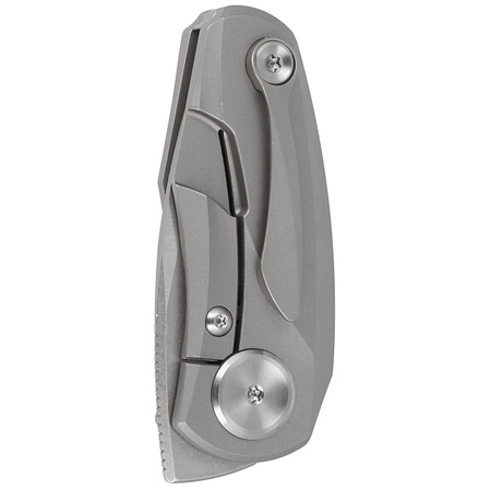 Nóż składany Bestech Tulip Frame Lock Grey Titanium, Stonewashed / Satin M390 by Ostap Hel (BT1913A)