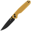 Nóż składany Bestechman Velix Yellow G10, Black PVD 14C28N by Ostap Hel (BMK07E)