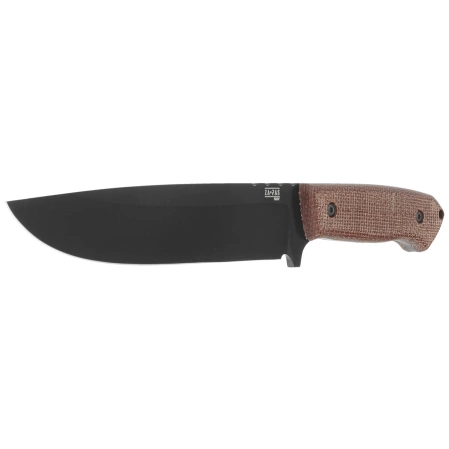 Nóż Za-Pas Expendable Brown Micarta, Black Cerakote NMV (EX-CE-M-BR)