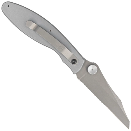 Muela KSC-7M Gray Aluminium/Black Micarta, Satin 440C