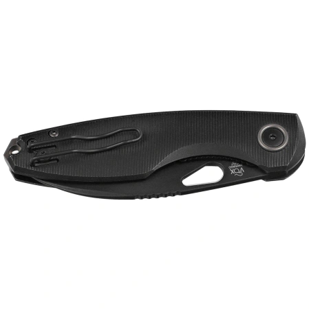 Nóż składany FOX Chilin Bronze Titanium, Black Stonewashed PVD M398 by Jesper Voxnæs (FX-530 TiDSW)