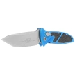 Microtech Socom Elite Auto T/E Automatic Knife Blue Aluminum, Stonewashed M390 by Tony Marfione (161A-10BL)