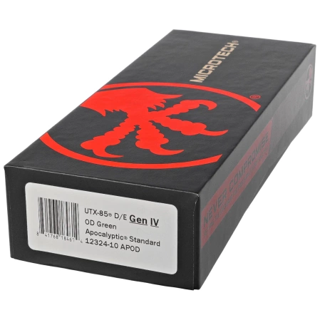 Nóż automatyczny OTF Microtech UTX-85 Gen IV D/E OD Green Aluminium, Apocalyptic M390MK by Tony Marfione (12324-10APOD)