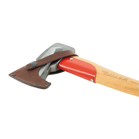 Adler Short Splitter Black / Red Hickory Wood, C45 Carbon Steel (230.0H125A011)