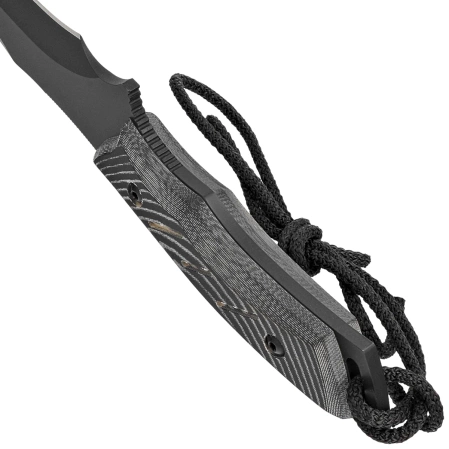 Muela Typhoon-15N Black Micarta, Black X50CrMoV15 knife