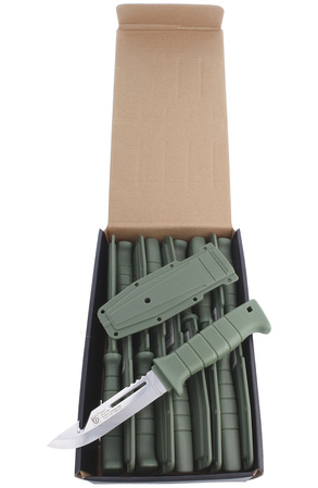 Zestaw 10 szt noży Eyeson by Lindbloms Hunting/Fishing Knife Green Stainless (VT-333x10)