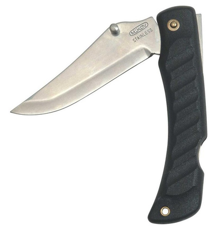 Mikov Crocodile Black ABS Folding Knife, Mirror Finish (243-NH-1/C BLK)