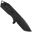 Kubey Knife Campe, Black G10, Dark Stonewashed D2 (KU203J)