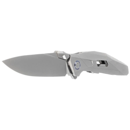RikeKnife Shadow Clip Point Gray Titanium, Satin M390 (RK-Shadow-S-P)