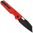 Nóż składany Bestechman Guardian Red G10 w/ Carbon Fiber Pattern, Black PVD D2 (BMK11F)