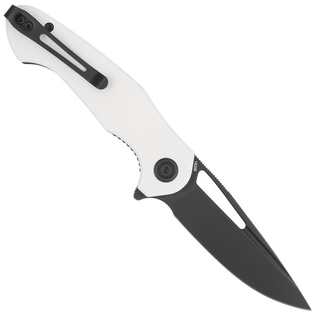 Nóż składany Kubey Dugu Ivory G10, Black Stonewashed 14C28N (KU210G)