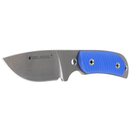 Real Steel Hunter 165 Blue G10, Stonewashed 12C27 knife (3534)