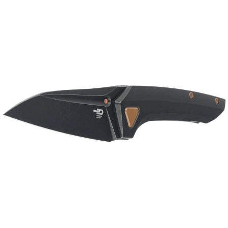 Bestech VK-Navi Knife Black Titanium, Black Stonewashed MagnaCut by Vulpex Knives (BT2404E)