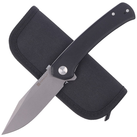Sencut Knife Snap Black G10, Gray Stonewashed 9Cr18MoV (SA05B-V1)