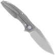 Remette RT-Cool Whale Knife Gray Titanium, Manual Fine Grinding Pearlescent M390 (RTCL-T2)